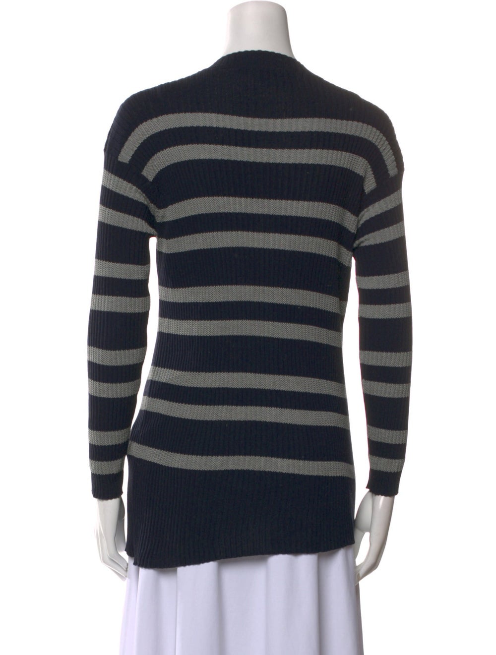 Sofie D'Hoore Pullover Blue Striped Long Sleeve - image 3