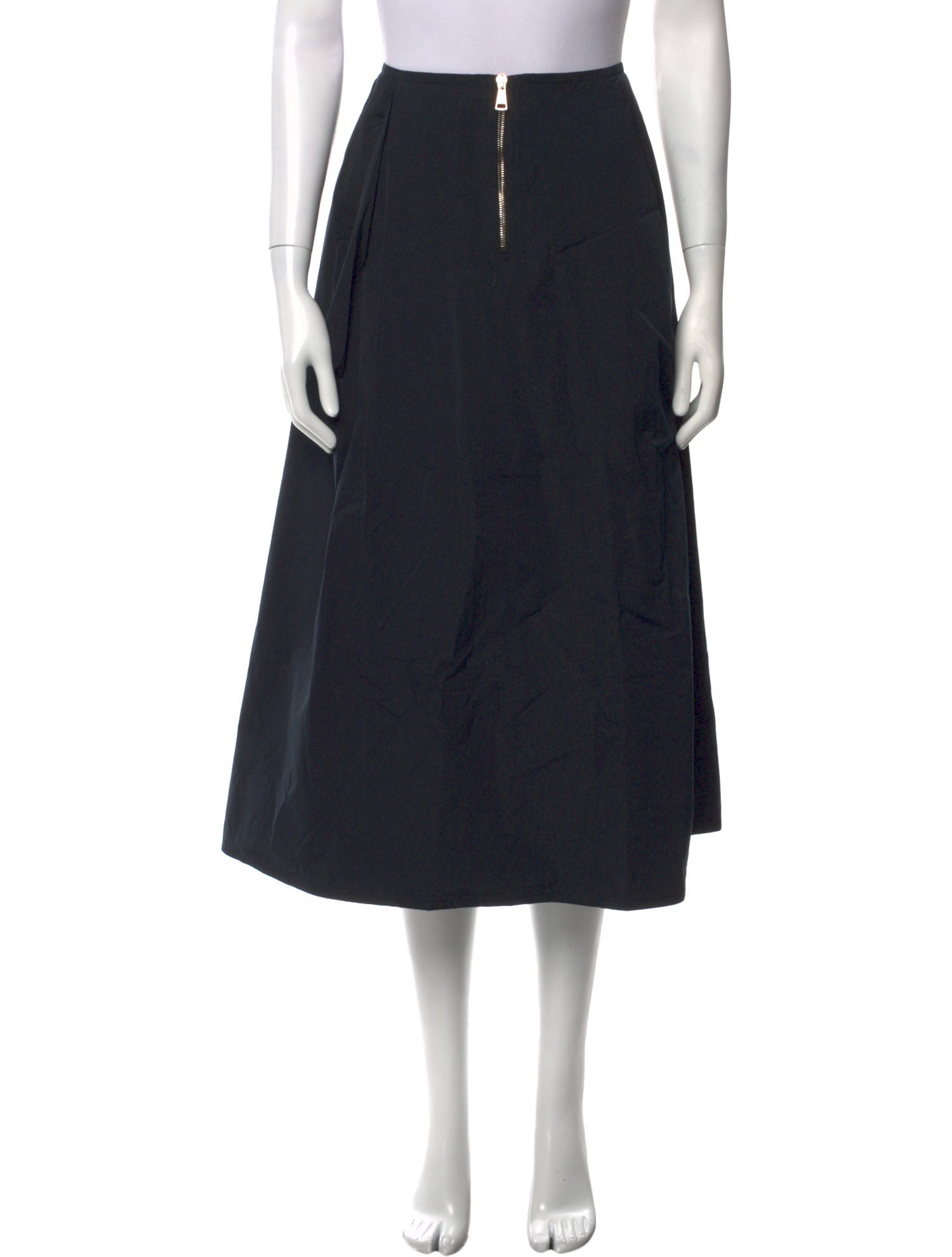 Sofie D'Hoore Pleated Accents Midi Length Skirt