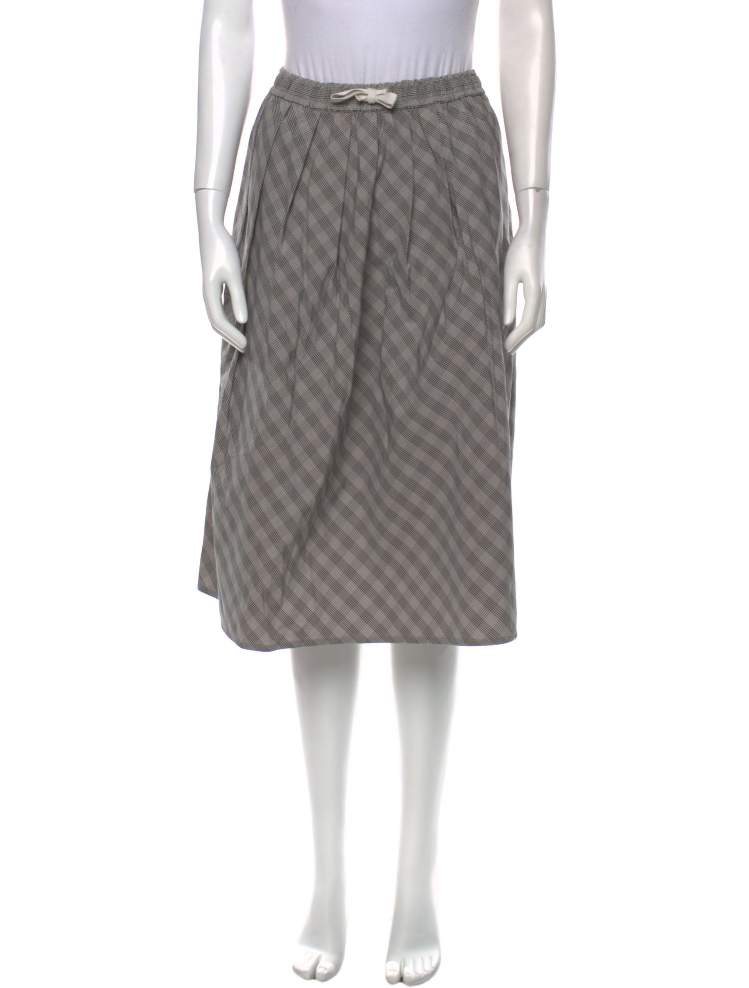 Sofie D'Hoore Plaid Print Knee-Length Skirt