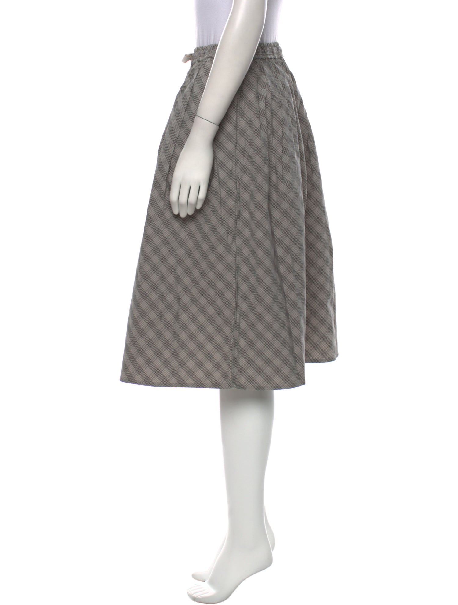 Sofie D'Hoore Plaid Print Knee-Length Skirt