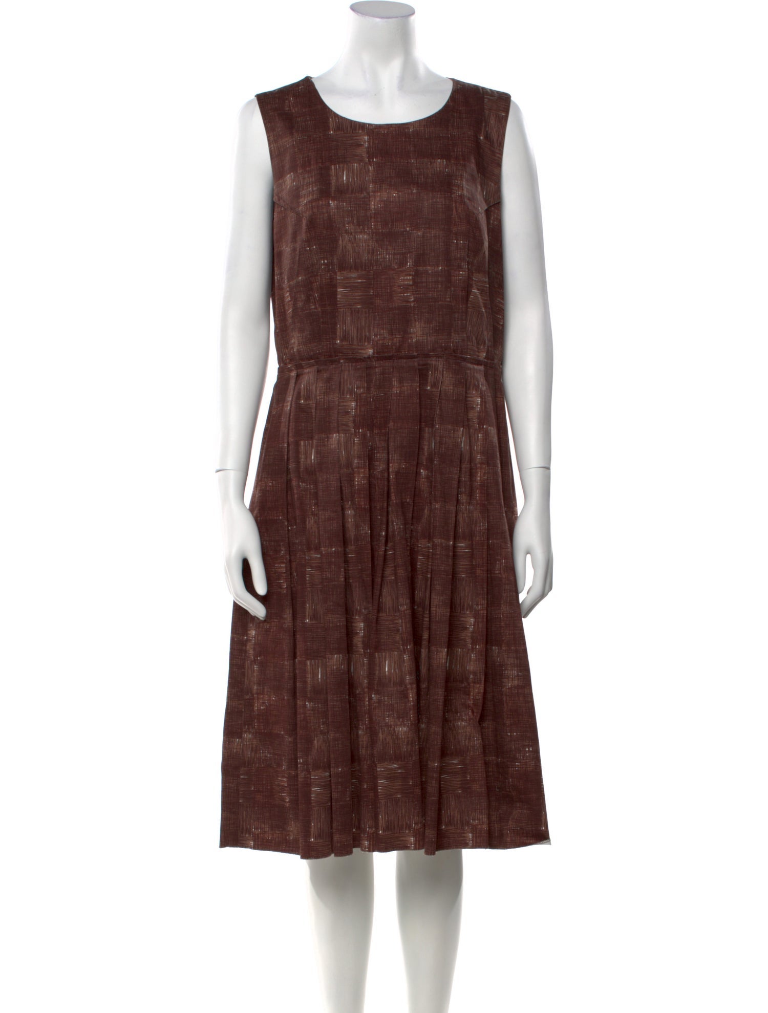 Sofie D'Hoore Plaid Print Knee-Length Dress