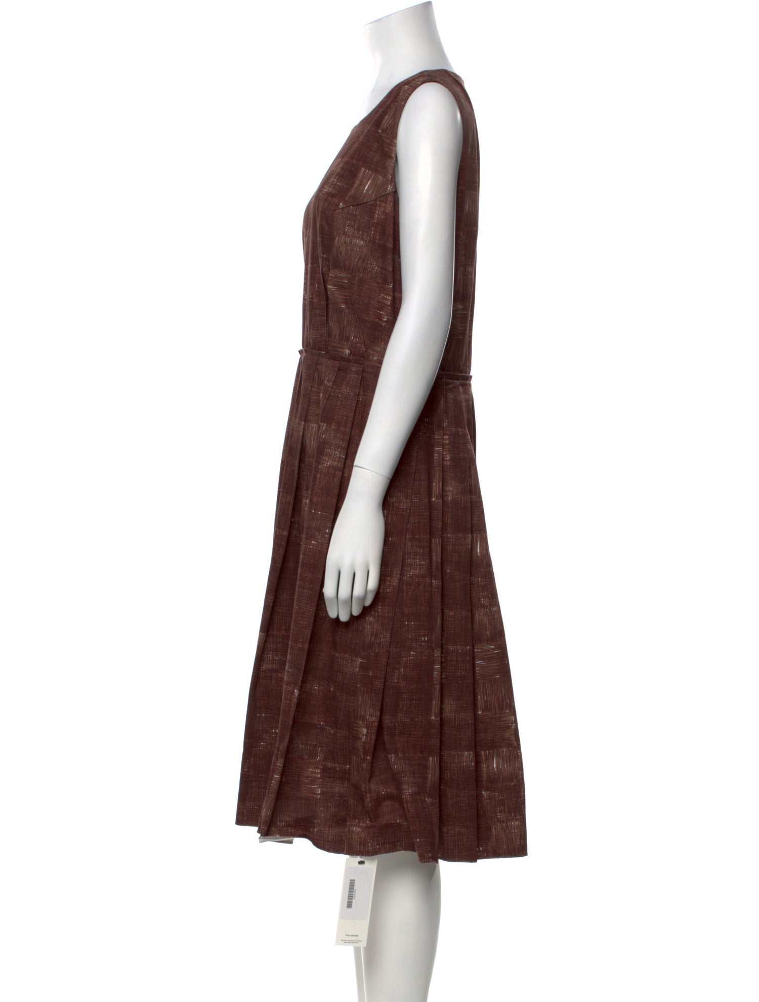 Sofie D'Hoore Plaid Print Knee-Length Dress