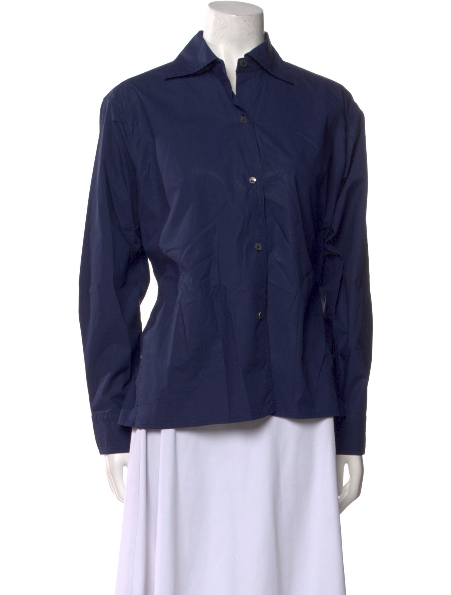 Sofie D'Hoore Long Sleeve Button-Up Top