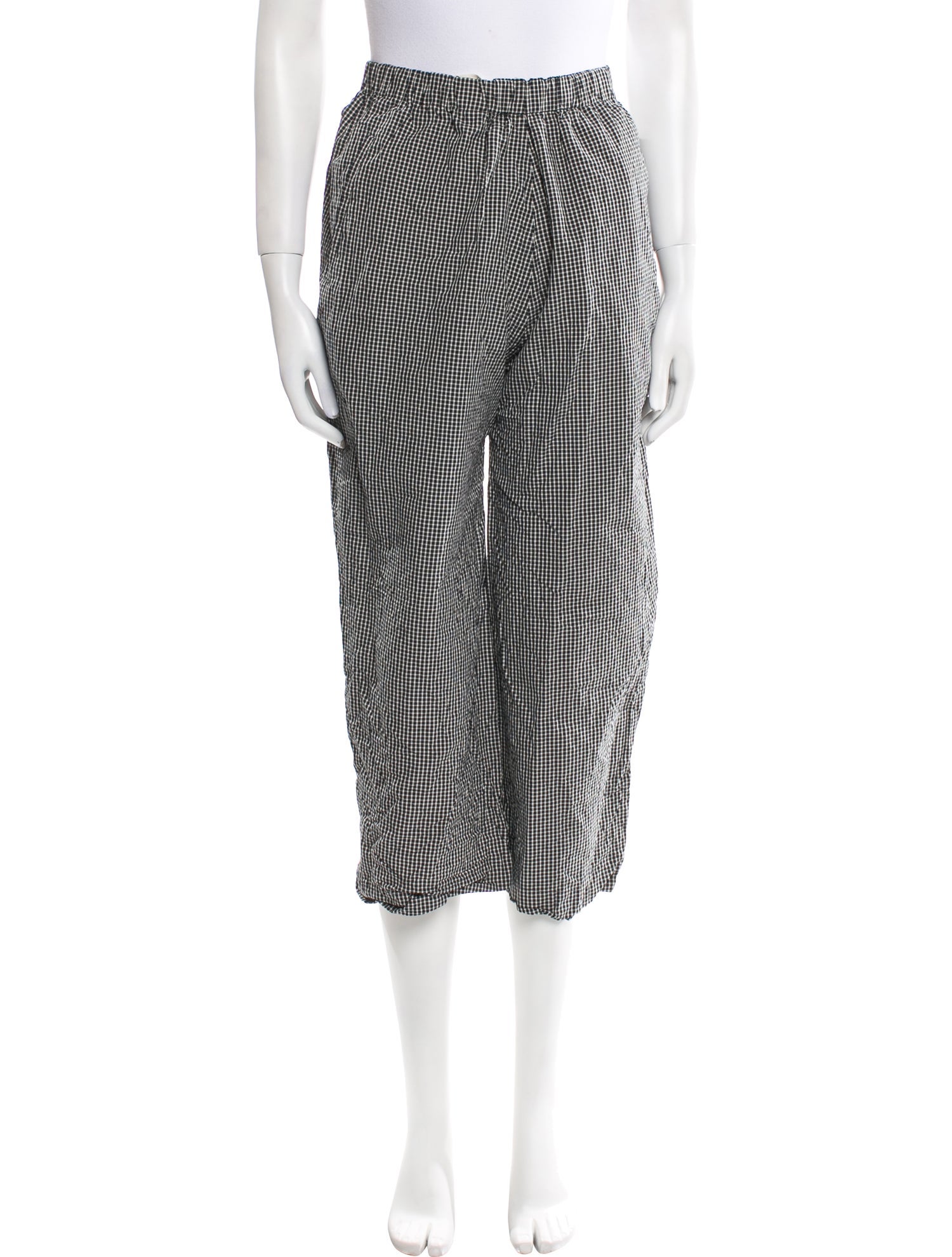 Sofie D'Hoore Plaid Print Wide Leg Pants