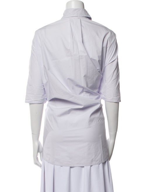 Sofie D'Hoore Three-Quarter Sleeve Button-Up Top