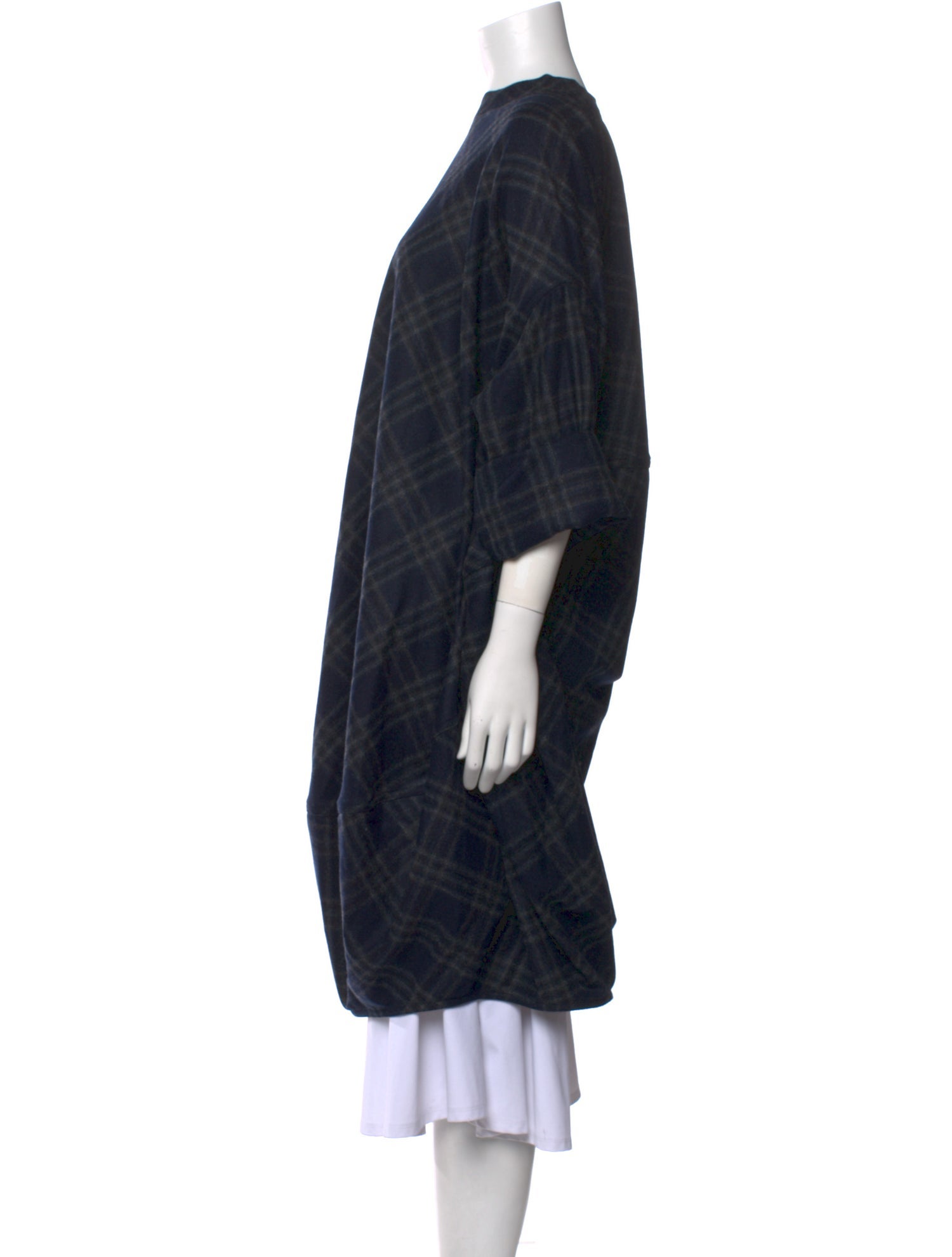 Sofie D'Hoore Wool Plaid Print Sweater