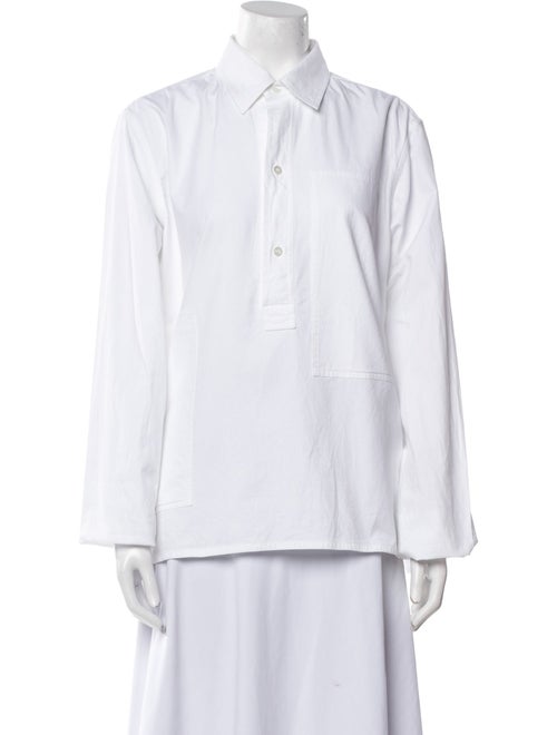 Sofie D'Hoore Long Sleeve Button-Up Top