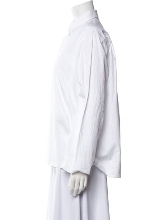 Sofie D'Hoore Long Sleeve Button-Up Top