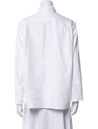 Sofie D'Hoore Long Sleeve Button-Up Top
