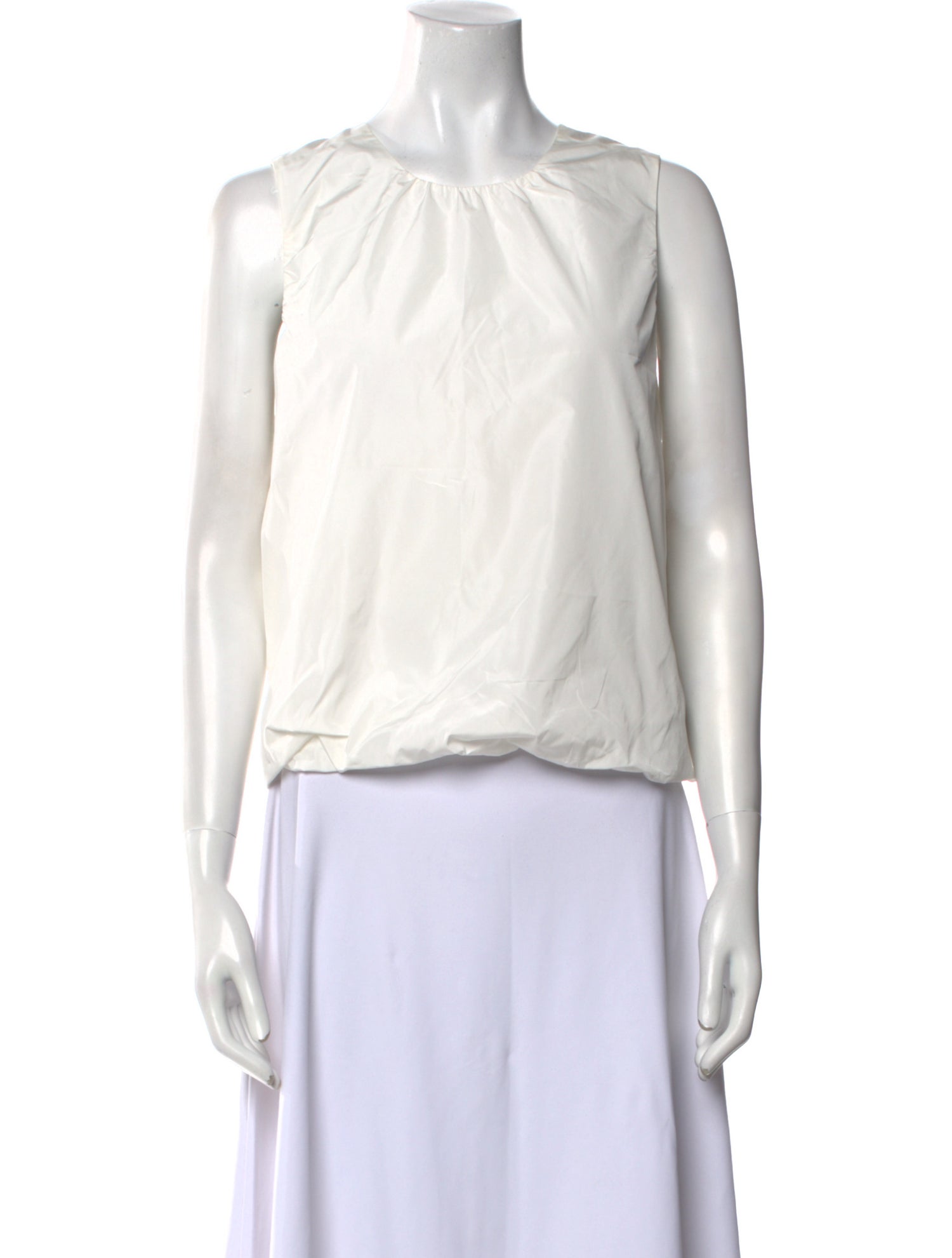 Sofie D'Hoore Crew Neck Sleeveless Crop Top w/ Tags