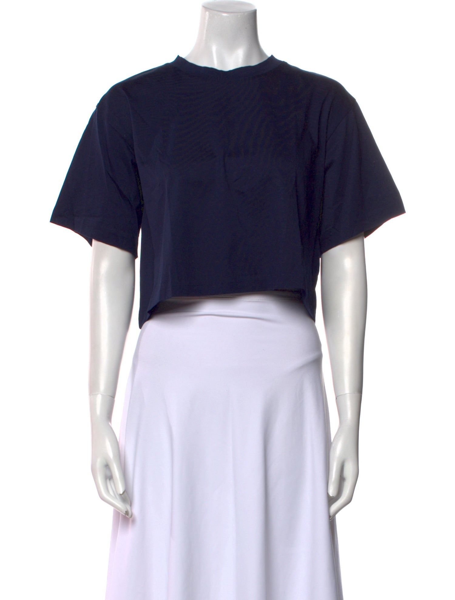 Sofie D'Hoore Crew Neck Short Sleeve Crop Top w/ Tags