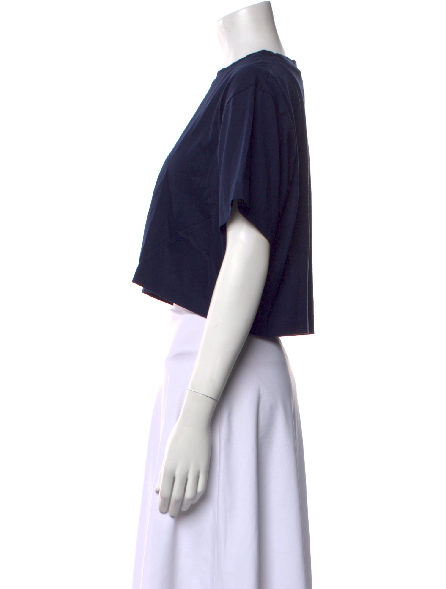 Sofie D'Hoore Crew Neck Short Sleeve Crop Top w/ Tags