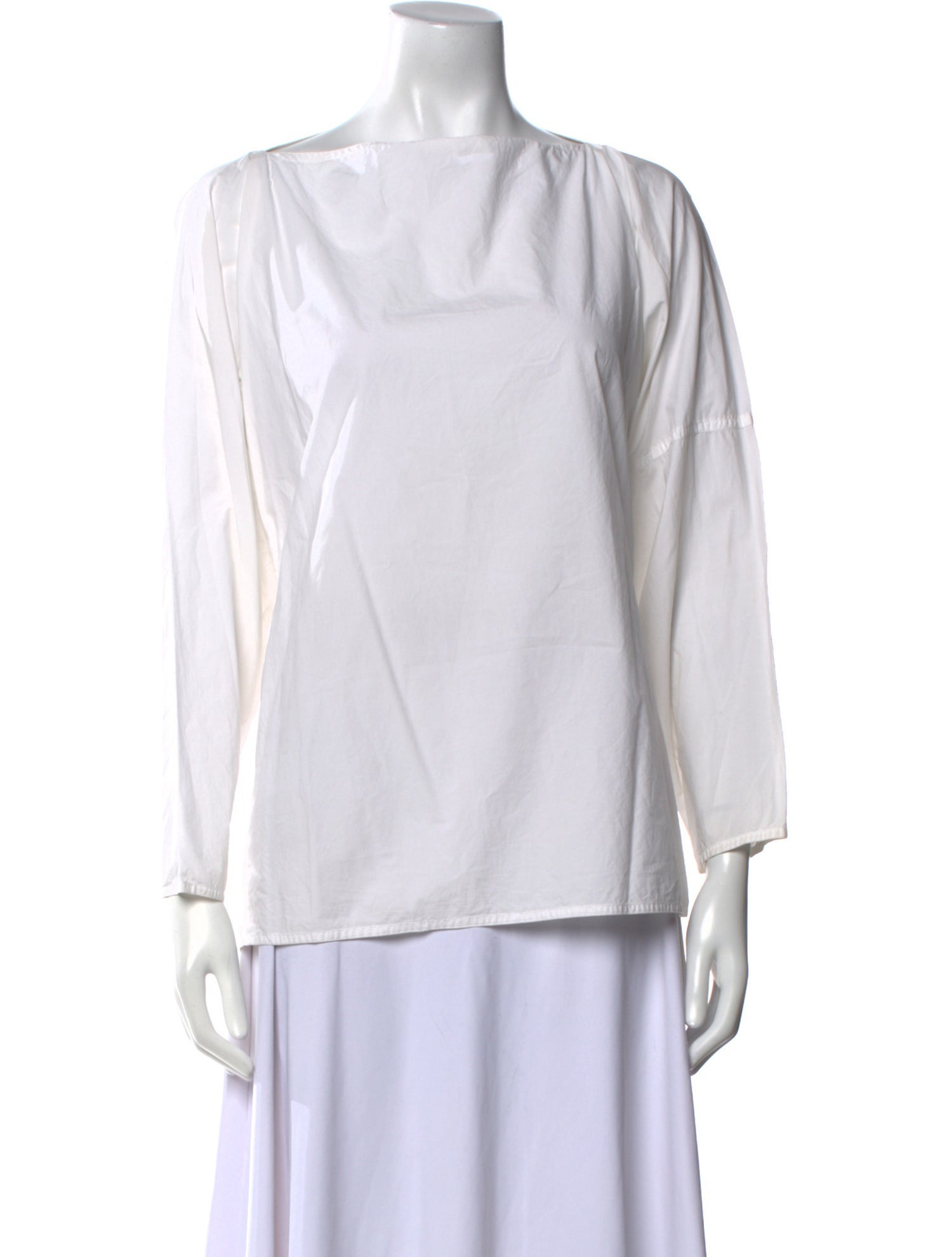 Sofie D'Hoore Scoop Neck Long Sleeve Blouse