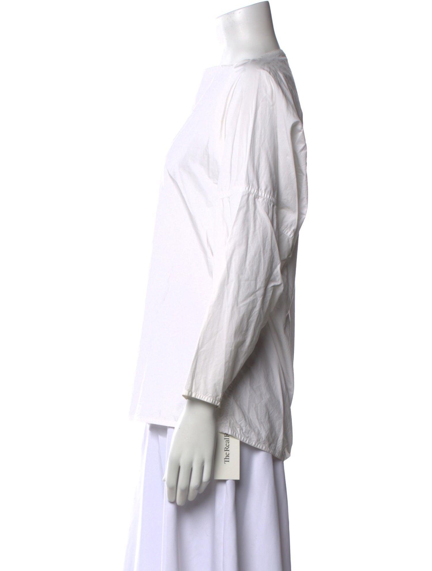 Sofie D'Hoore Scoop Neck Long Sleeve Blouse