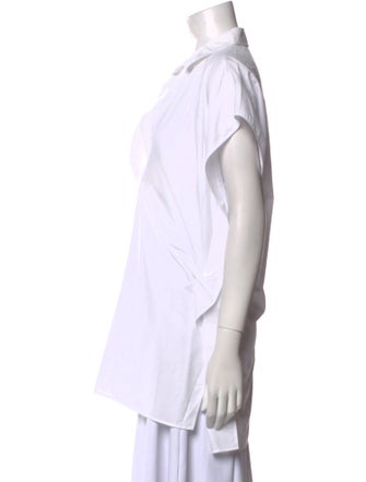 Sofie D'Hoore Short Sleeve Button-Up Top