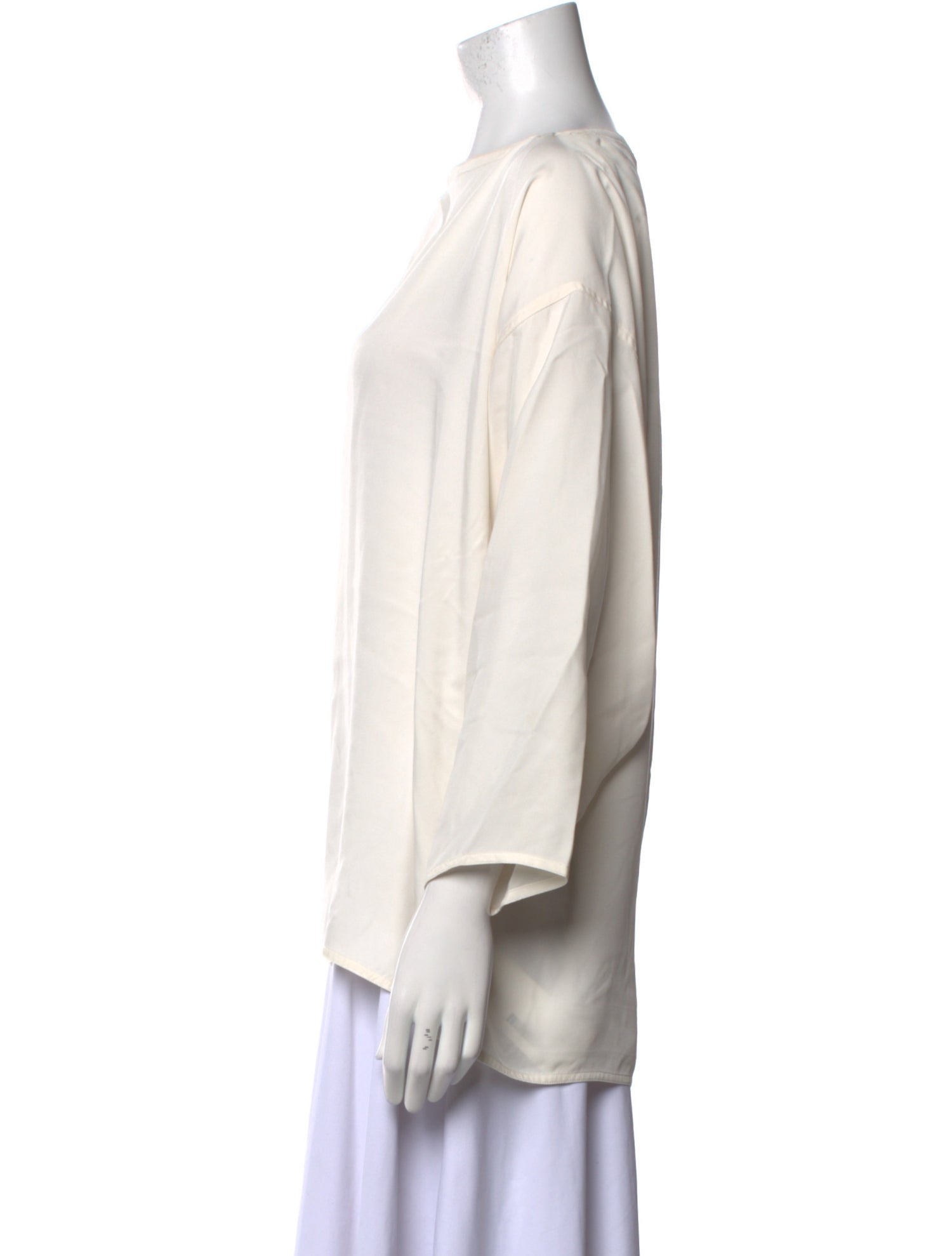 Sofie D'Hoore Silk Bateau Neckline Blouse