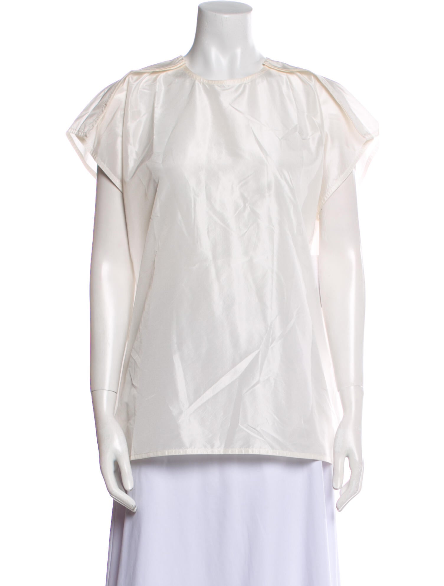 Sofie D'Hoore Silk Crew Neck Blouse