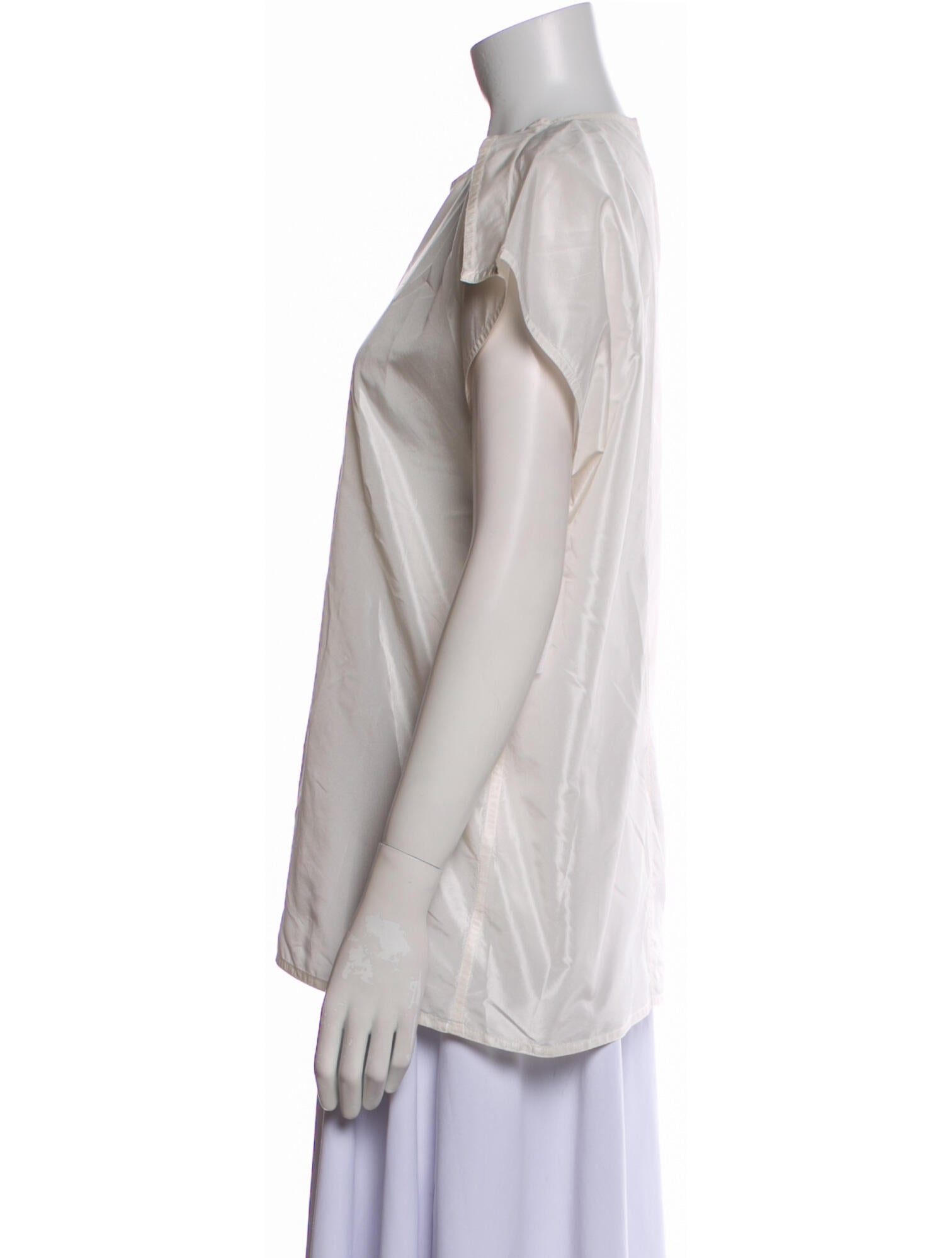 Sofie D'Hoore Silk Crew Neck Blouse