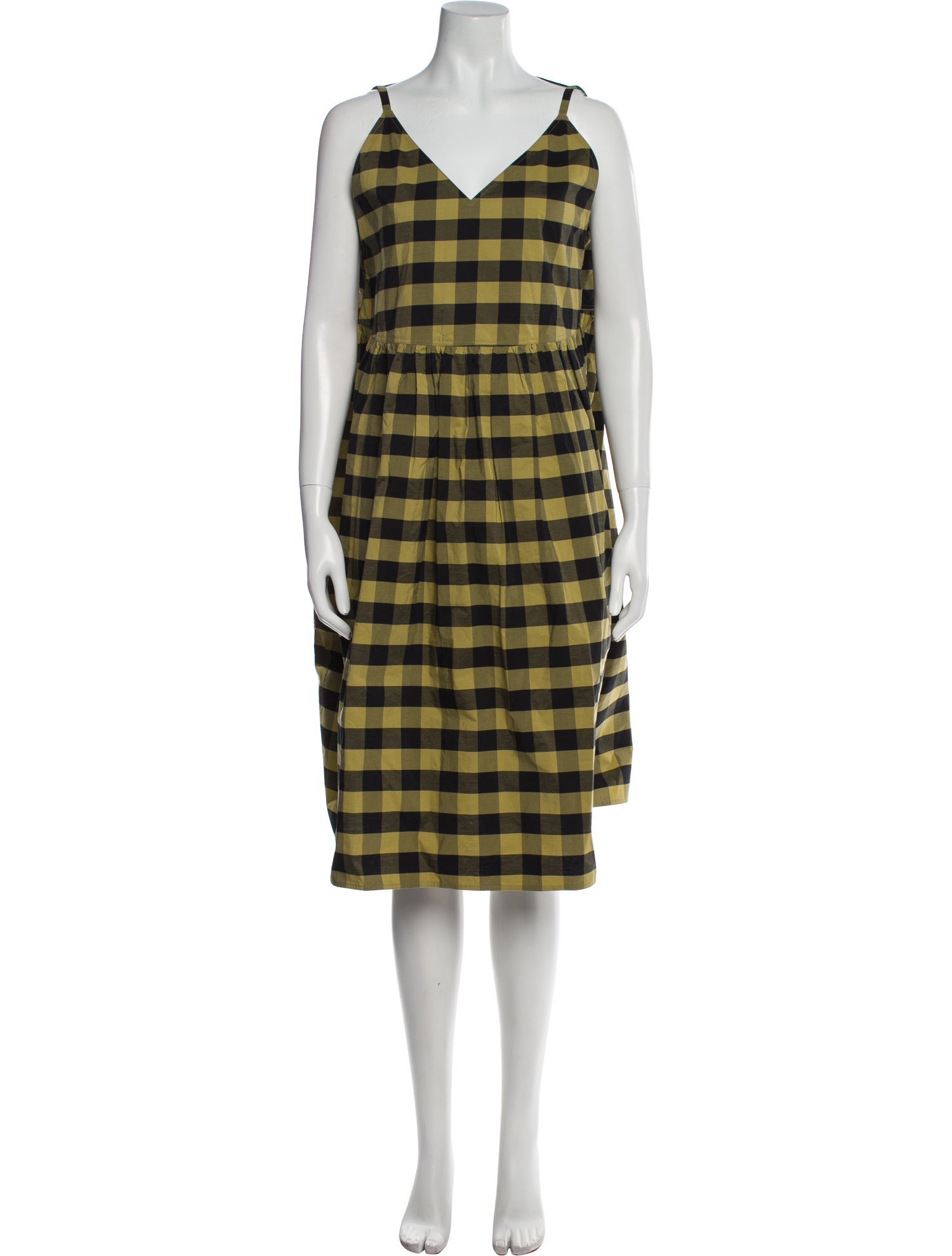 Sofie D'Hoore Plaid Print Midi Length Dress