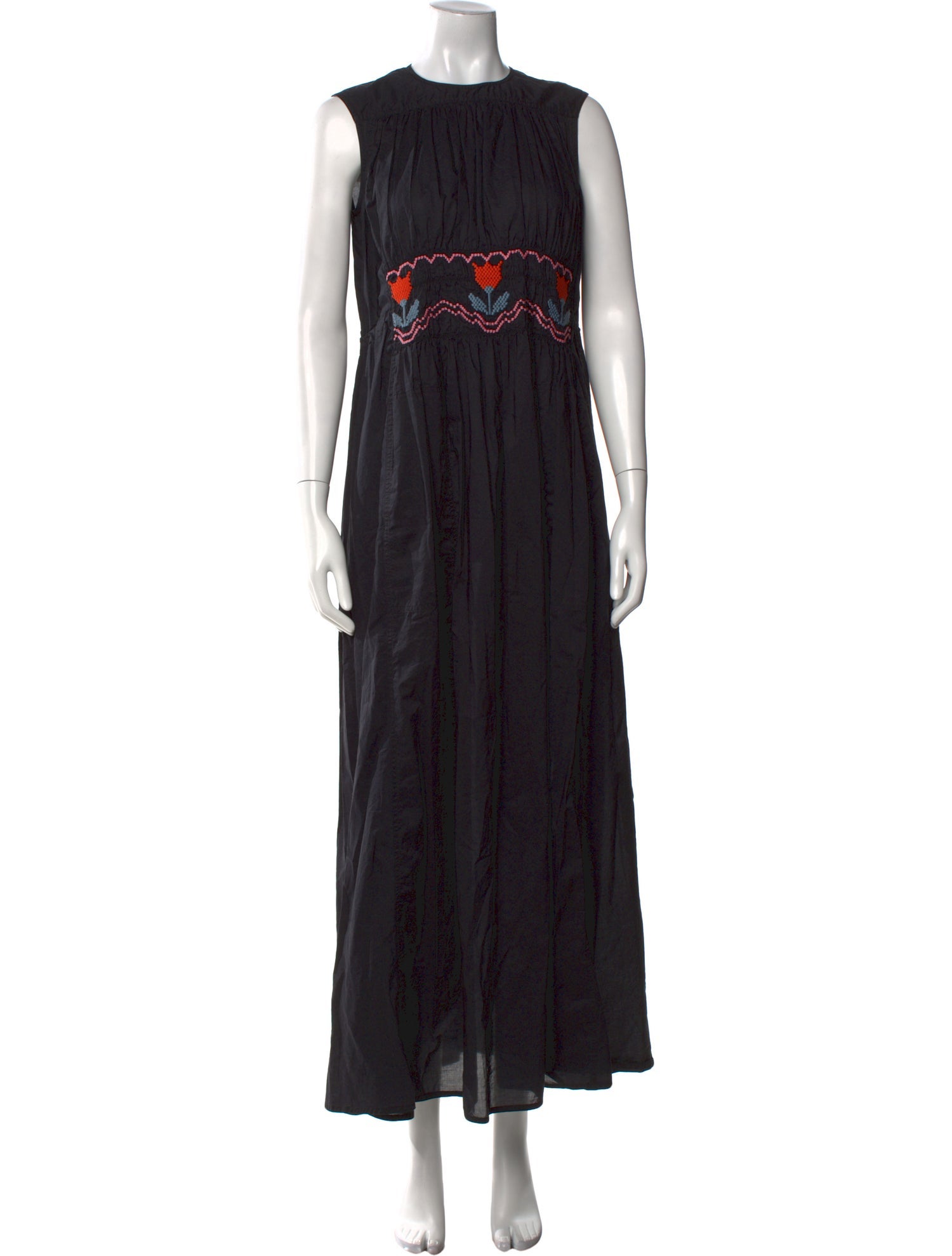 Sofie D'Hoore Crew Neck Long Dress