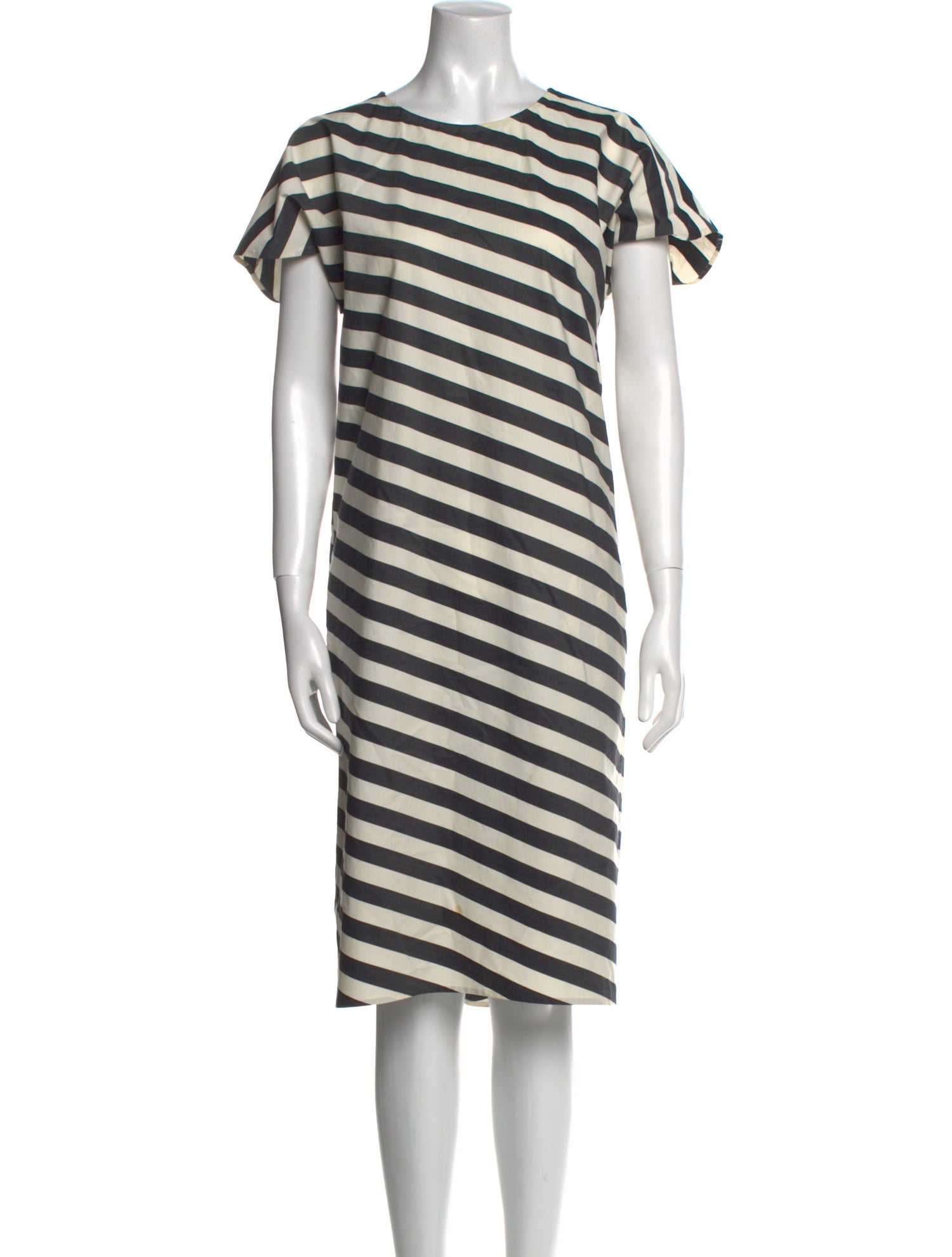 Sofie D'Hoore Striped Midi Length Dress