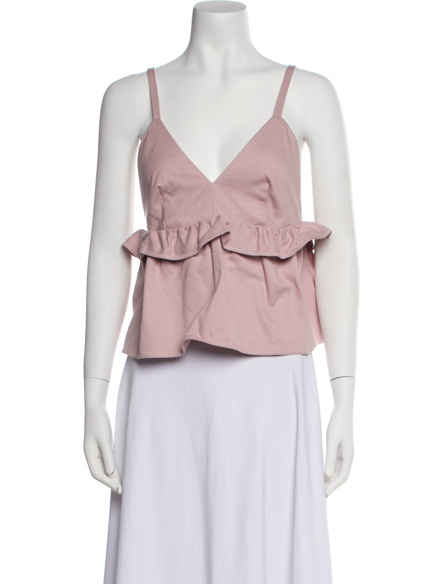 Sofie D'Hoore V-Neck Sleeveless Crop Top