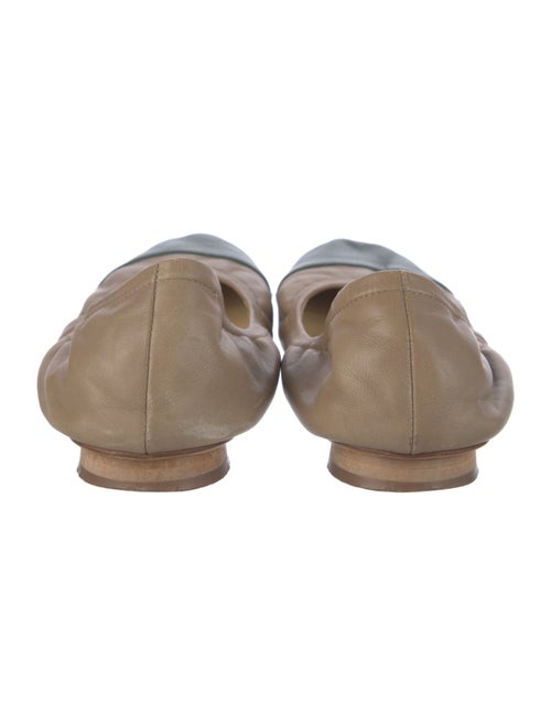 Sofie D'Hoore Leather Animal Print Ballet Flats