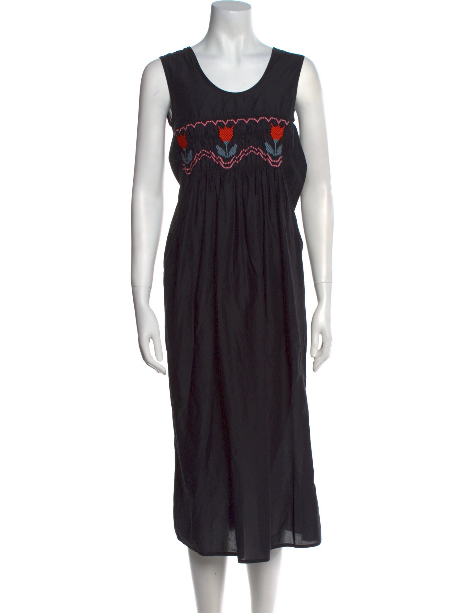 Sofie D'Hoore Scoop Neck Midi Length Dress