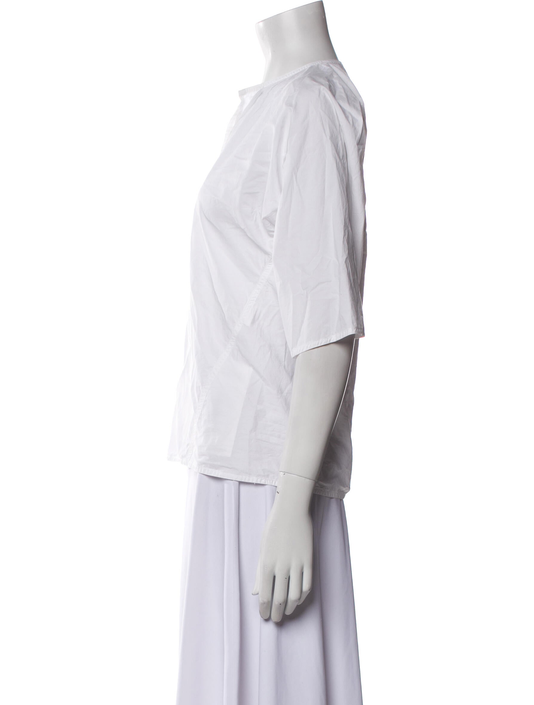 Sofie D'Hoore V-Neck Three-Quarter Sleeve Blouse