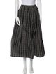 Sofie D'Hoore Plaid Print Midi Length Skirt