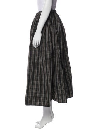 Sofie D'Hoore Plaid Print Midi Length Skirt