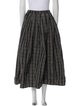 Sofie D'Hoore Plaid Print Midi Length Skirt