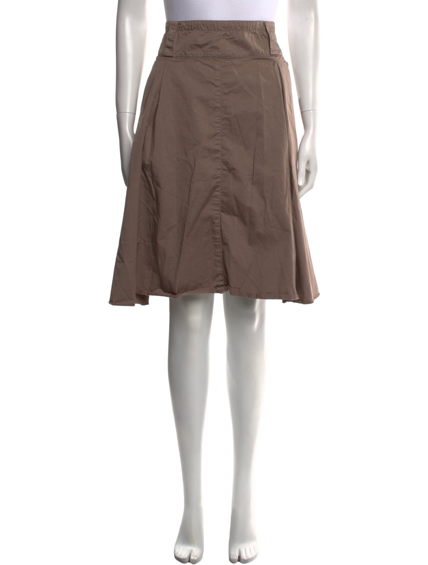 Sofie D'Hoore Pleated Accents Knee-Length Skirt