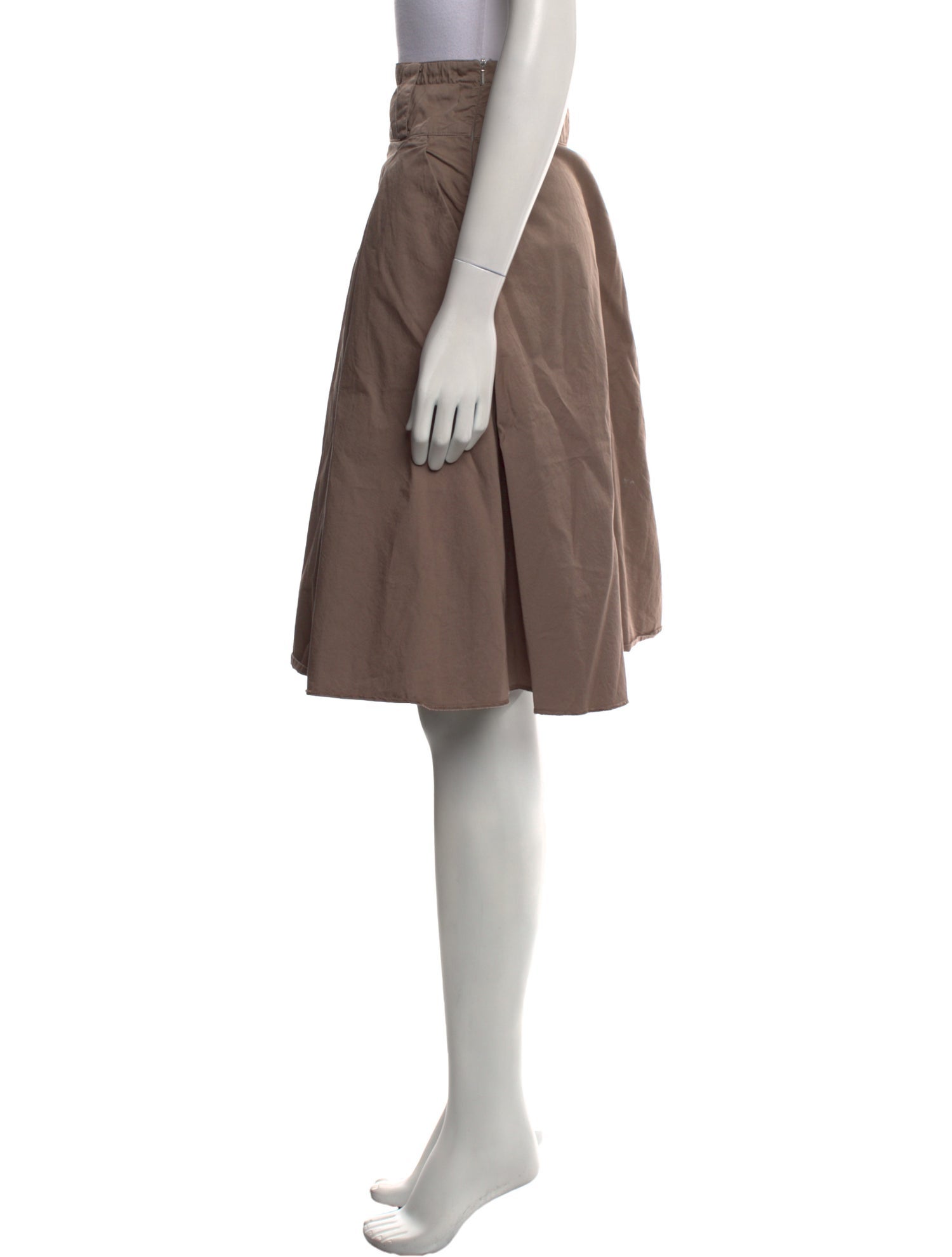 Sofie D'Hoore Pleated Accents Knee-Length Skirt