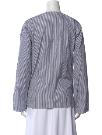 Sofie D'Hoore Striped V-Neck Blouse