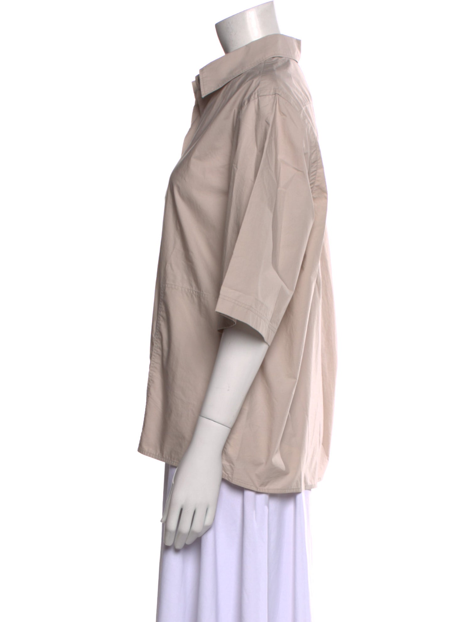 Sofie D'Hoore Three-Quarter Sleeve Button-Up Top