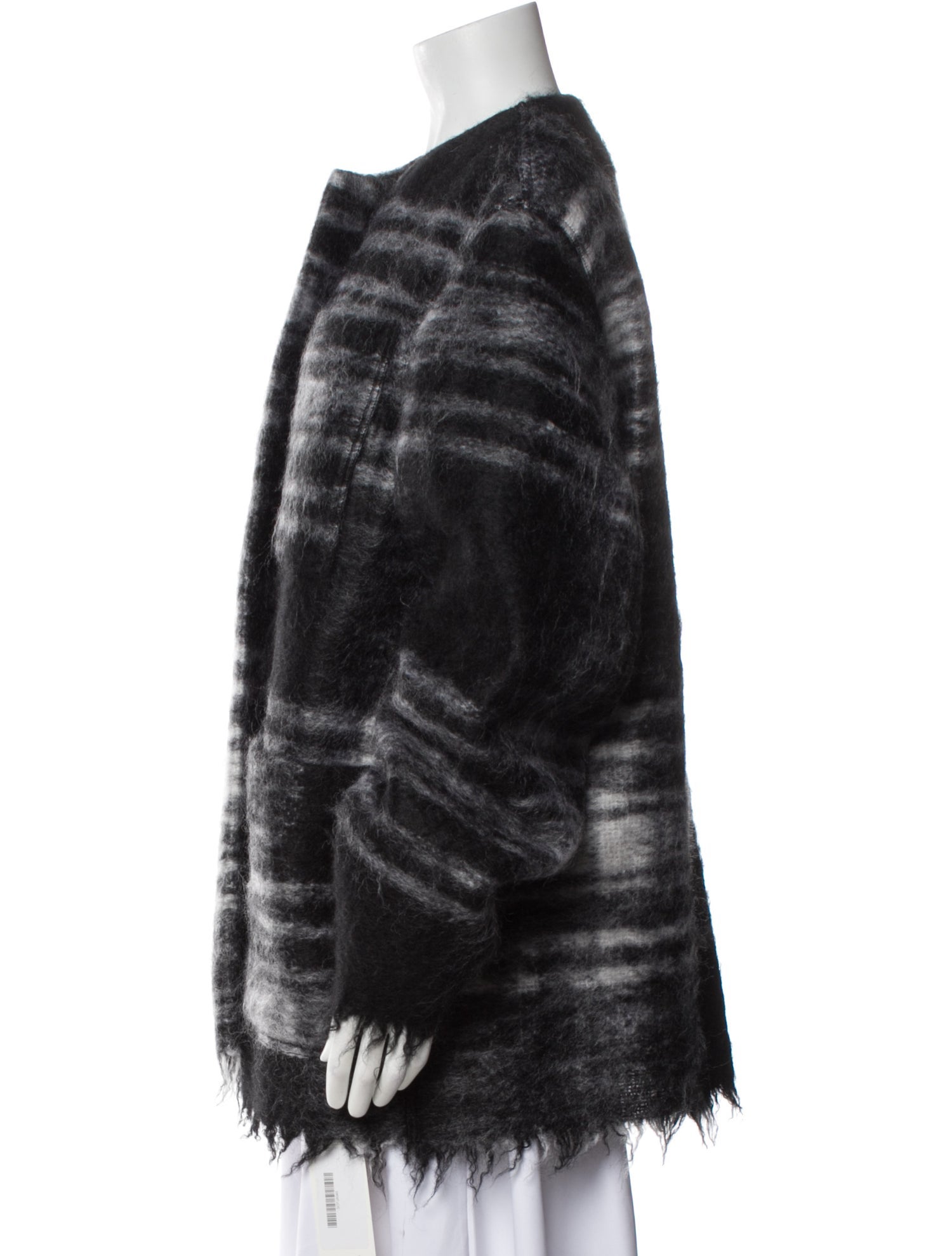 Sofie D'Hoore Mohair Plaid Print Jacket