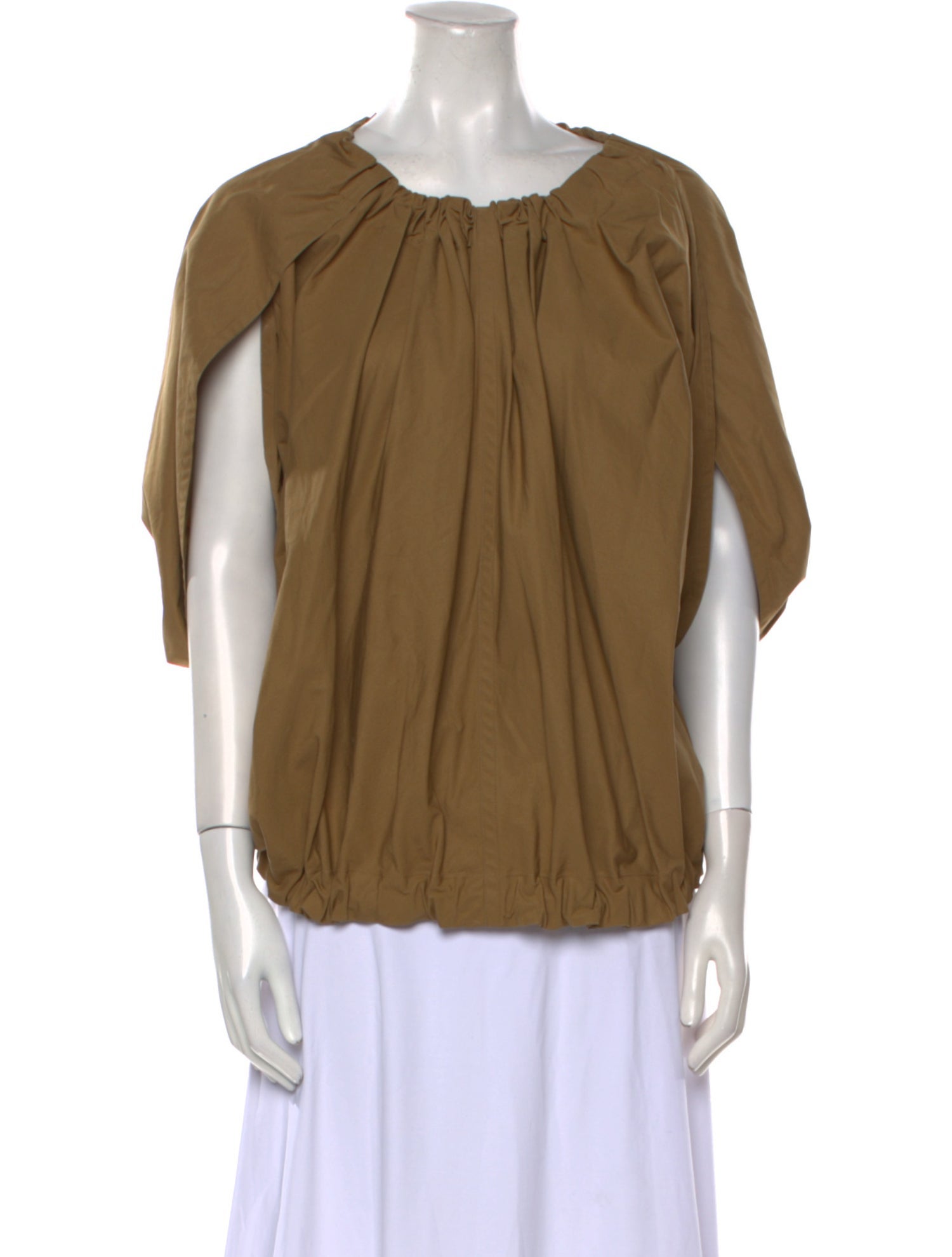 Sofie D'Hoore Scoop Neck Three-Quarter Sleeve Blouse