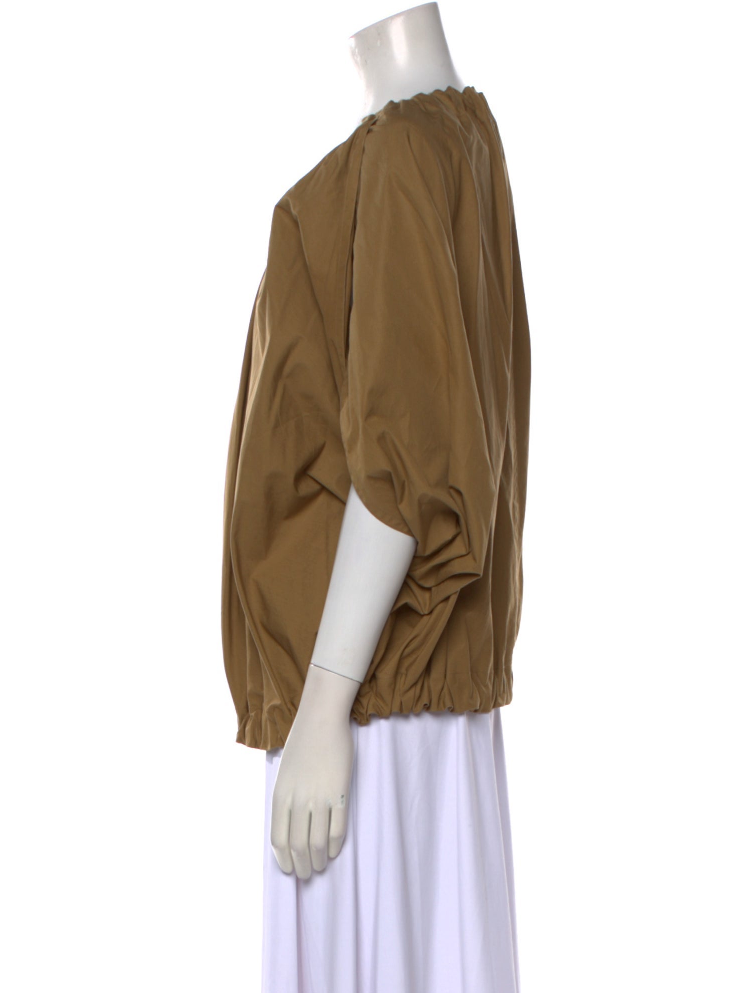 Sofie D'Hoore Scoop Neck Three-Quarter Sleeve Blouse