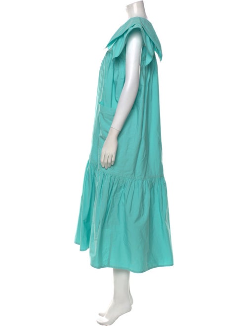 Sofie D'Hoore Square Neckline Long Dress