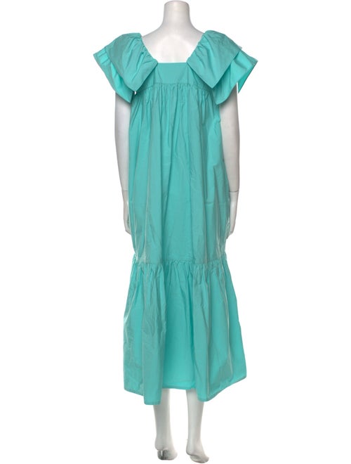 Sofie D'Hoore Square Neckline Long Dress