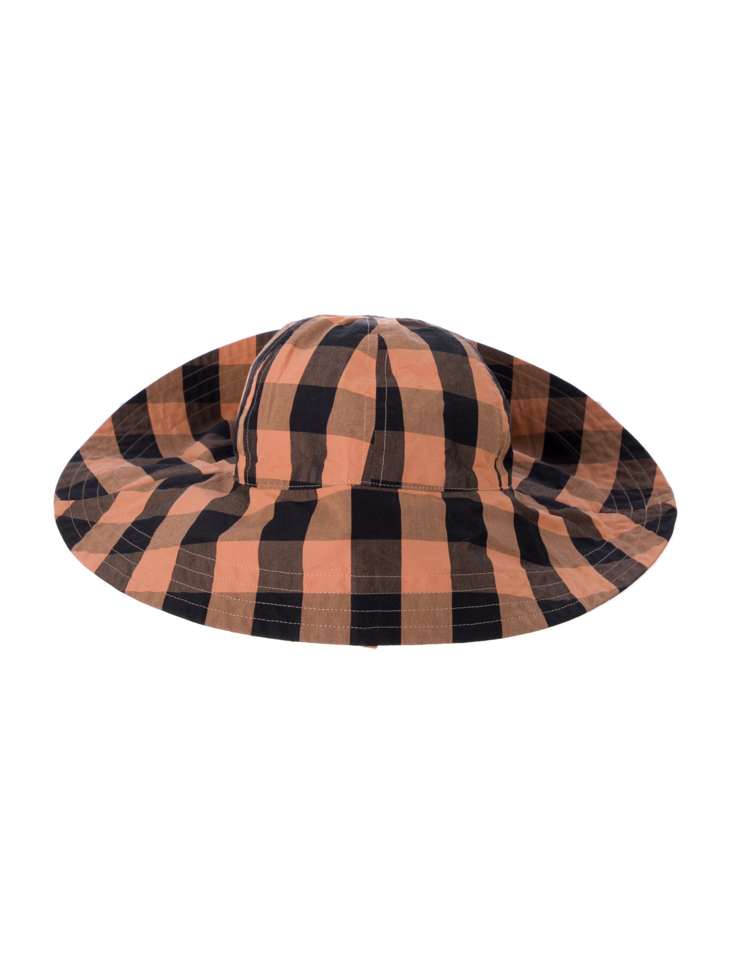 Sofie D'Hoore Cotton Gingham Bucket Hat