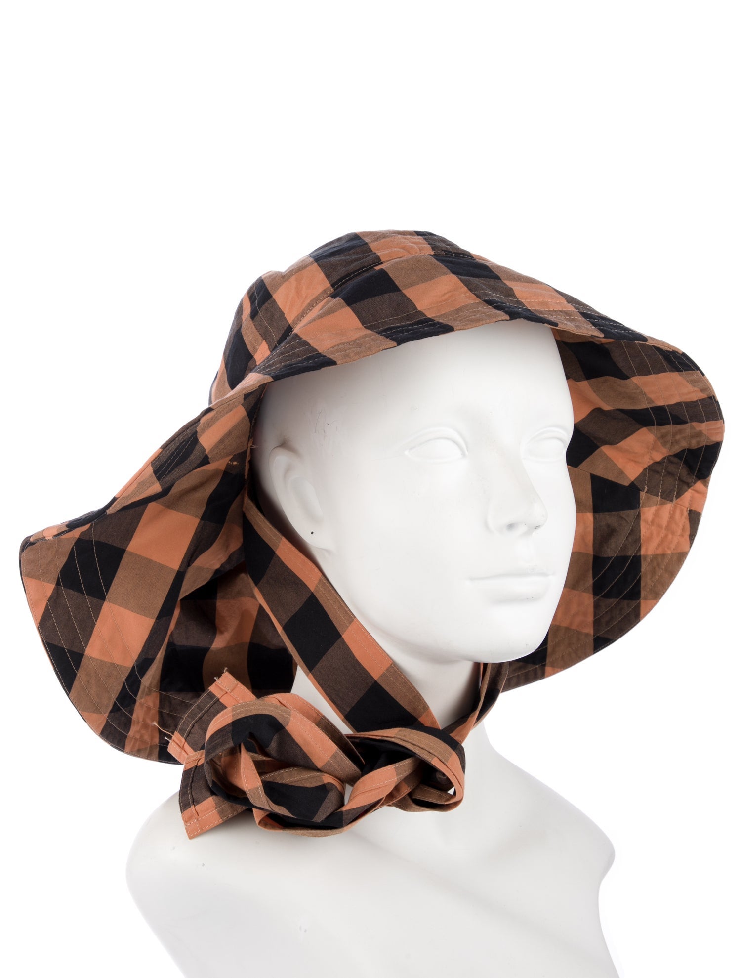 Sofie D'Hoore Cotton Gingham Bucket Hat