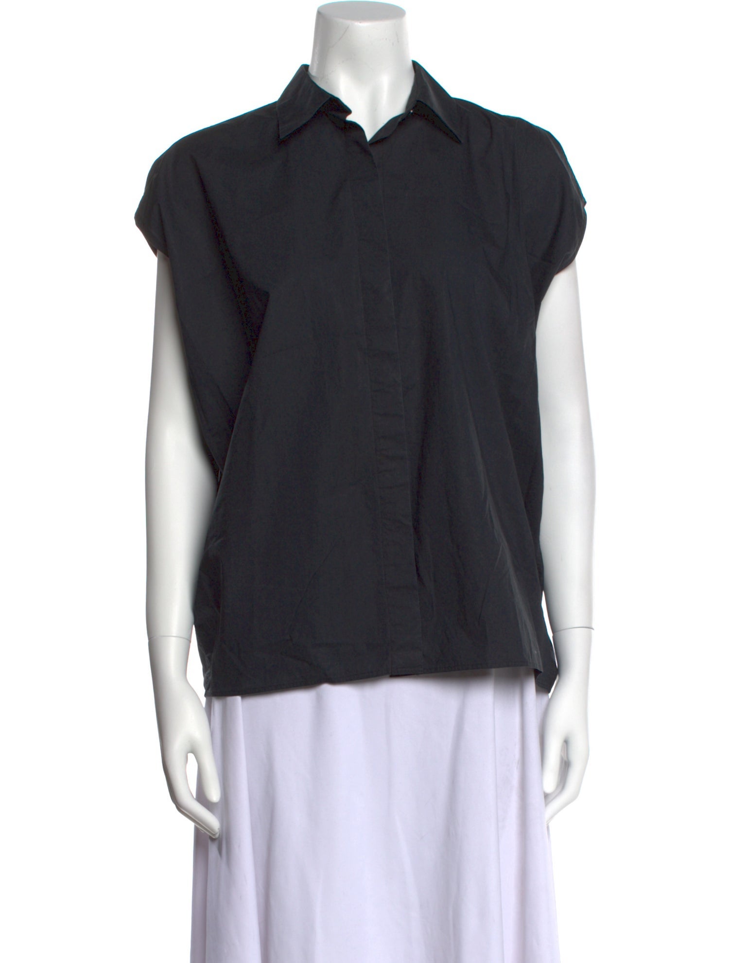 Sofie D'Hoore Short Sleeve Button-Up Top