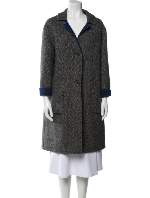 Sofie D'Hoore Wool Tweed Pattern Coat