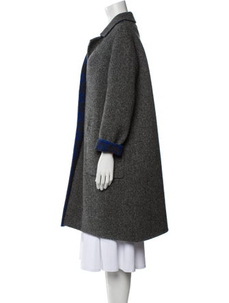 Sofie D'Hoore Wool Tweed Pattern Coat