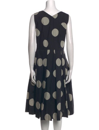 Sofie D'Hoore Polka Dot Print Midi Length Dress