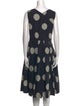 Sofie D'Hoore Polka Dot Print Midi Length Dress