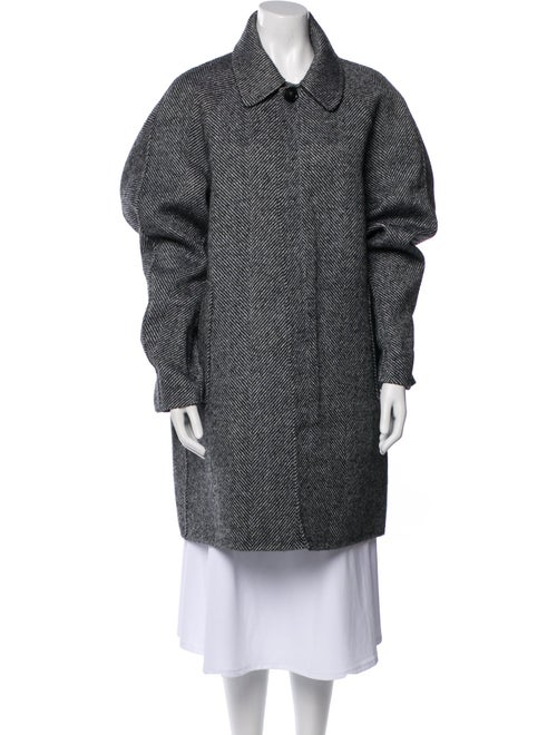 Sofie D'Hoore Wool Tweed Pattern Coat