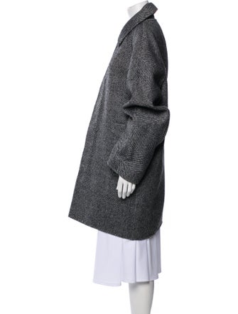 Sofie D'Hoore Wool Tweed Pattern Coat